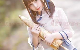 看胡桃猫Kurumineko的cos，月光中窥探那丝丝柔情